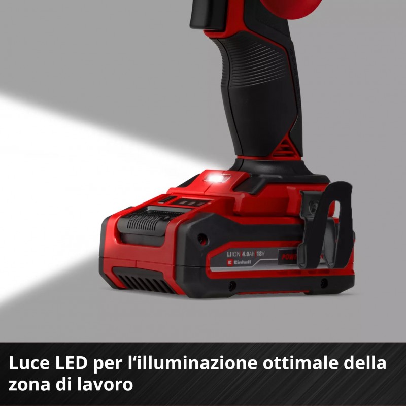 EINHELL TRAPANO AVVITATORE A PERCUSSIONE TP-CD 18/80 Li-i BL - Solo