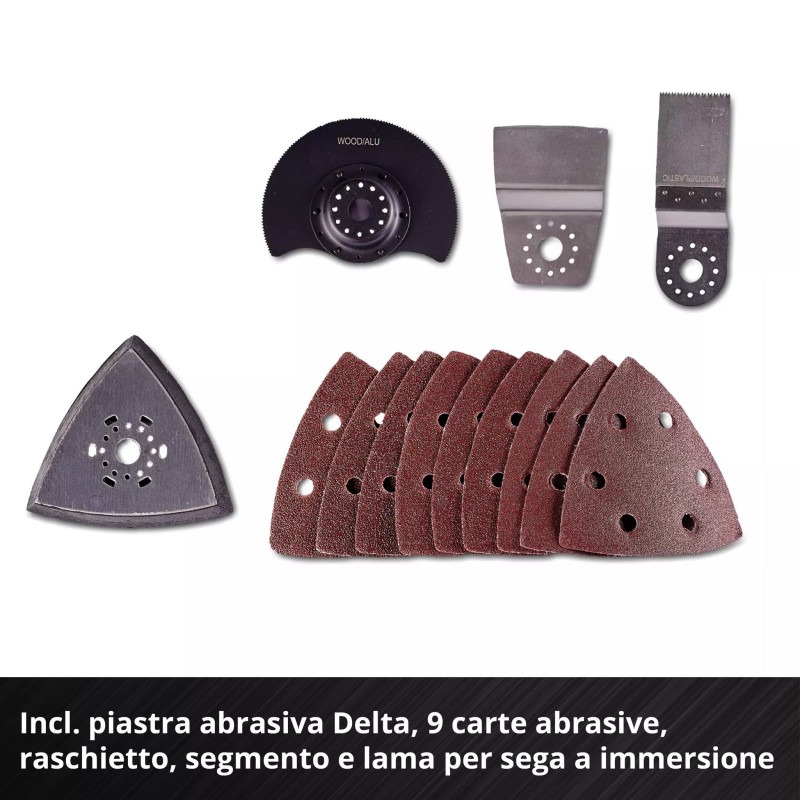 EINHELL UTENSILE MULTIFUNZIONE A BATTERIA TC-MG 18 Li-Solo