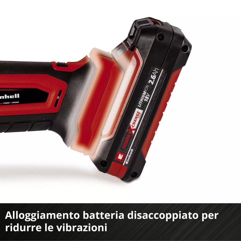 EINHELL UTENSILE MULTIFUNZIONE A BATTERIA TC-MG 18 Li-Solo