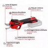 EINHELL FORBICI DA POTATURA A BATTERIA GP-LS 18/28 Li BL-Solo