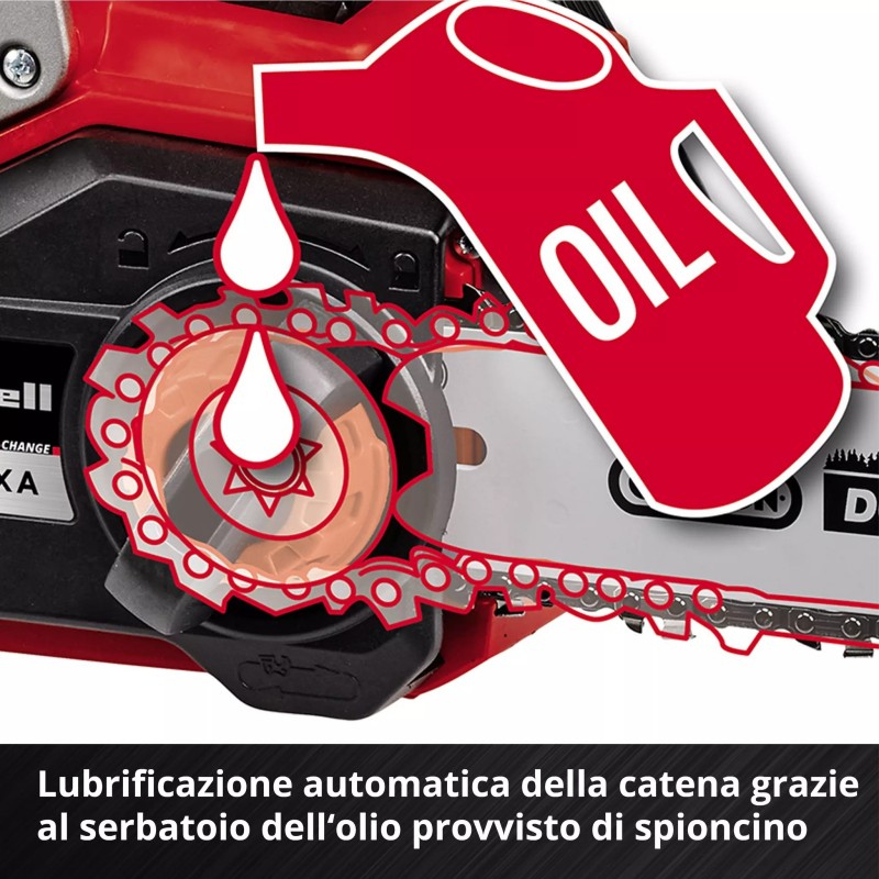 EINHELL MOTOSEGA A BATTERIA FORTEXXA 18/30