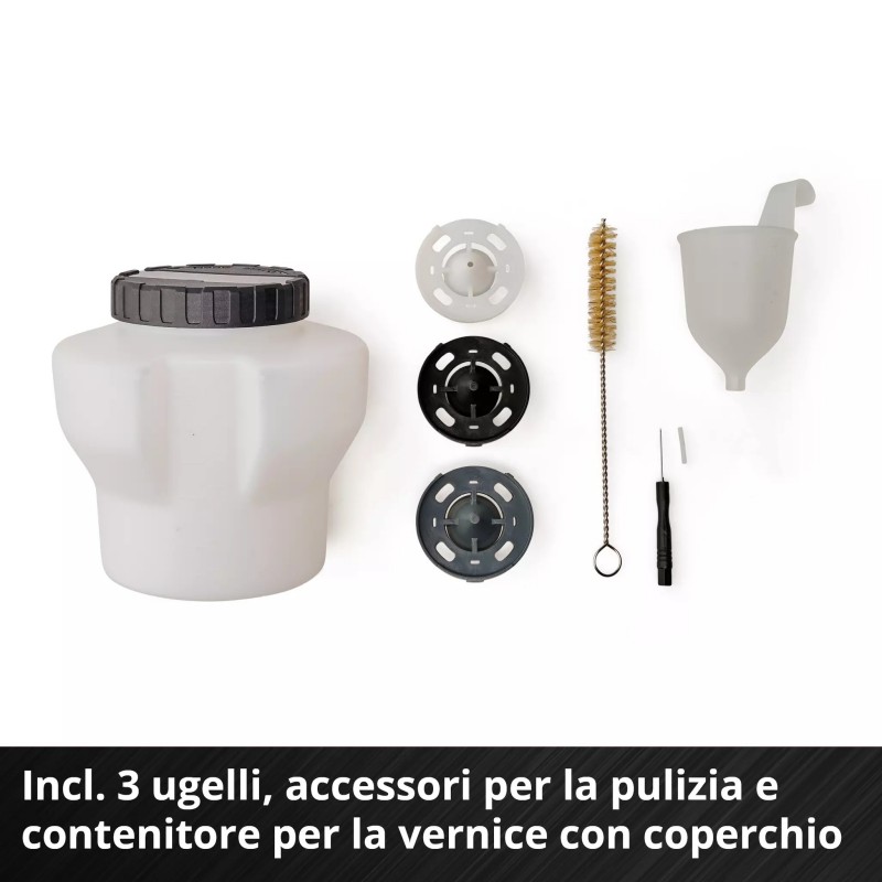 EINHELL PISTOLA A SPRUZZO A BATTERIA TE-SY 18/90 Li-Solo