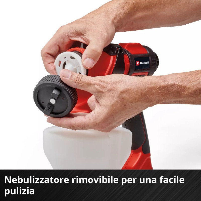 EINHELL PISTOLA A SPRUZZO A BATTERIA TE-SY 18/90 Li-Solo