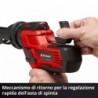 EINHELL PISTOLA PER SILICONE A CARTUCCIA A BATTERIA TE-SG 18/10 Li-Solo