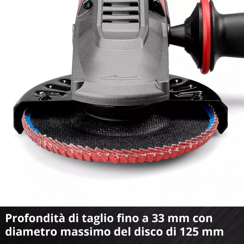 EINHELL SMERIGLIATRICE ANGOLARE A BATTERIA TP-AG 18/125 F Li BL - Solo