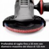 EINHELL SMERIGLIATRICE ANGOLARE A BATTERIA TP-AG 18/125 F Li BL - Solo