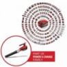 EINHELL SOFFIATORE PER FOGLIE A BATTERIA GP-LB 18/200 Li E-Solo