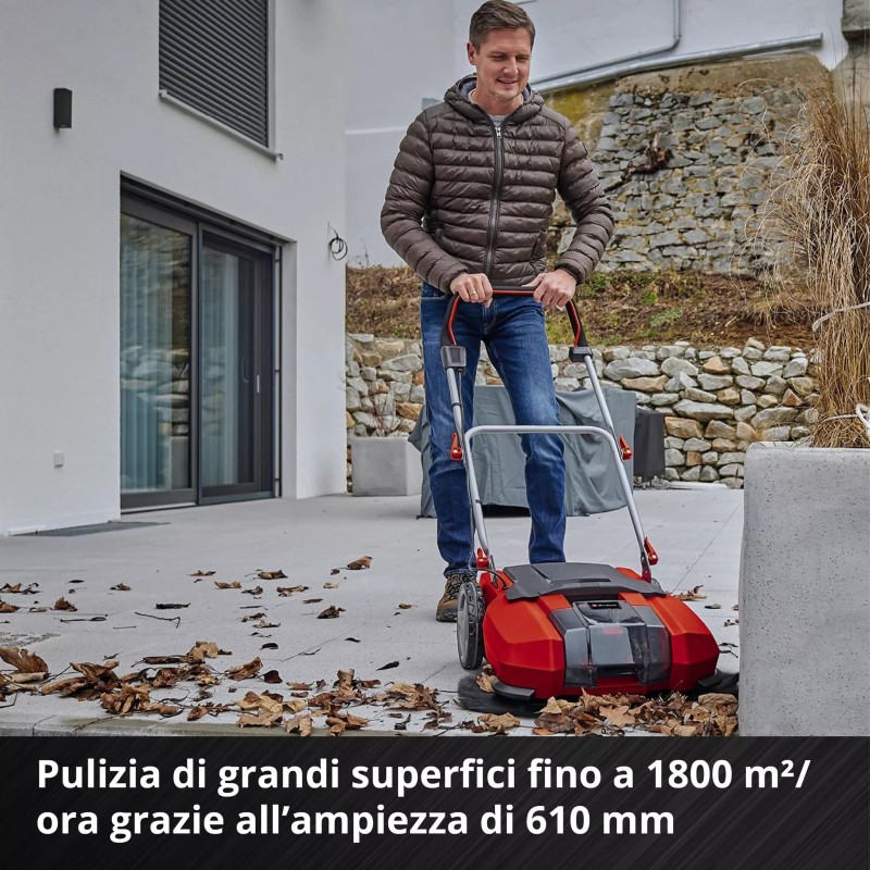 EINHELL SPAZZATRICE A BATTERIA TE-SW 18/610 Li-Solo