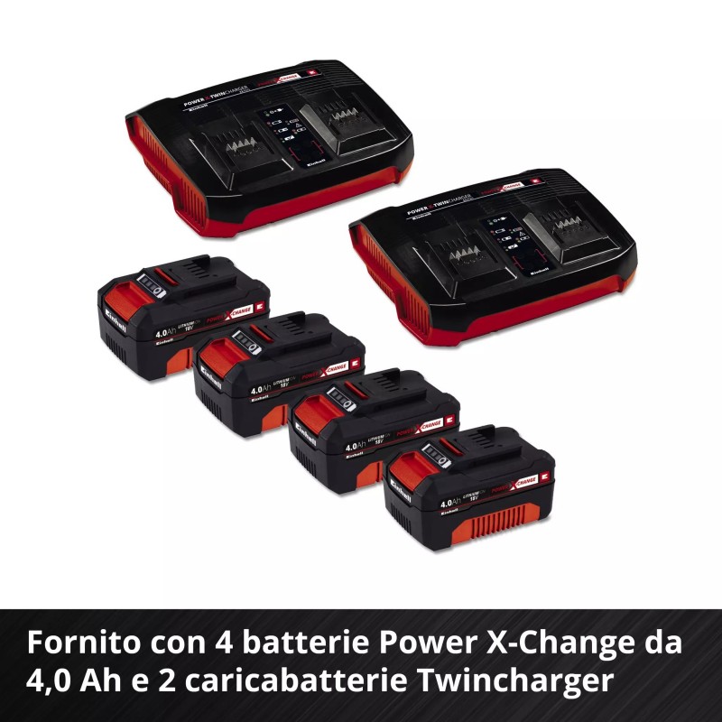 EINHELL TAGLIAERBA A BATTERIA GP-CM 36/47 S HW Li (4x4