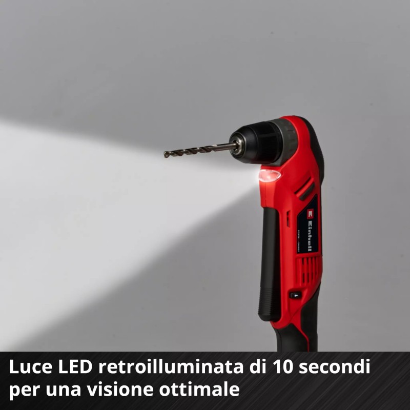 EINHELL TRAPANO ANGOLARE A BATTERIA TE-AD 18 Li-Solo
