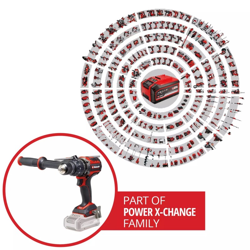 EINHELL TRAPANO AVVITATORE A PERCUSSIONE TP-CD 18/120 Li-i BL - Solo