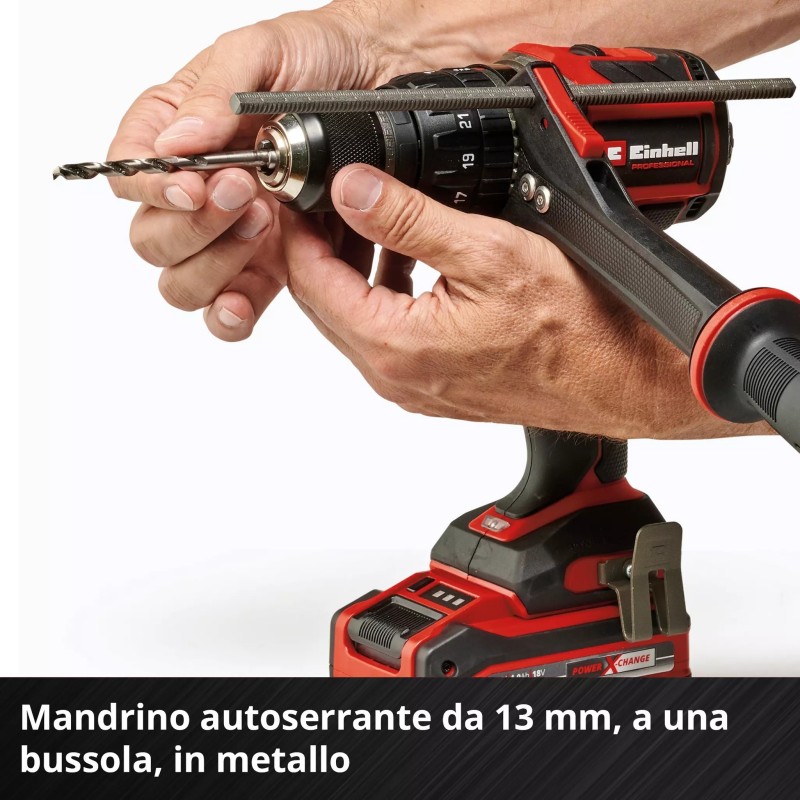 EINHELL TRAPANO AVVITATORE A PERCUSSIONE TP-CD 18/120 Li-i BL - Solo