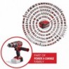 EINHELL TRAPANO AVVITATORE A PERCUSSIONE TP-CD 18/80 Li-i BL - Solo