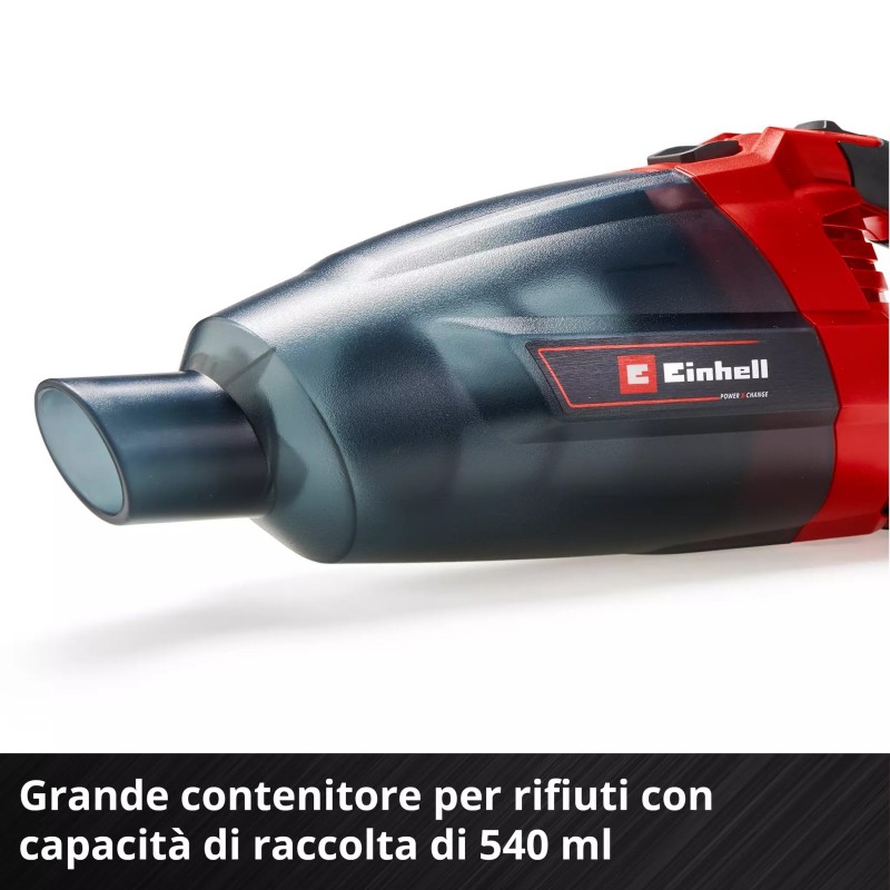 EINHELL ASPIRAPOLVERE PORTATILE TE-VC 18 Li-Solo
