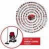 EINHELL ASPIRASOLIDI E LIQUIDI A BATTERIA TE-VC 36/25 Li S-Solo
