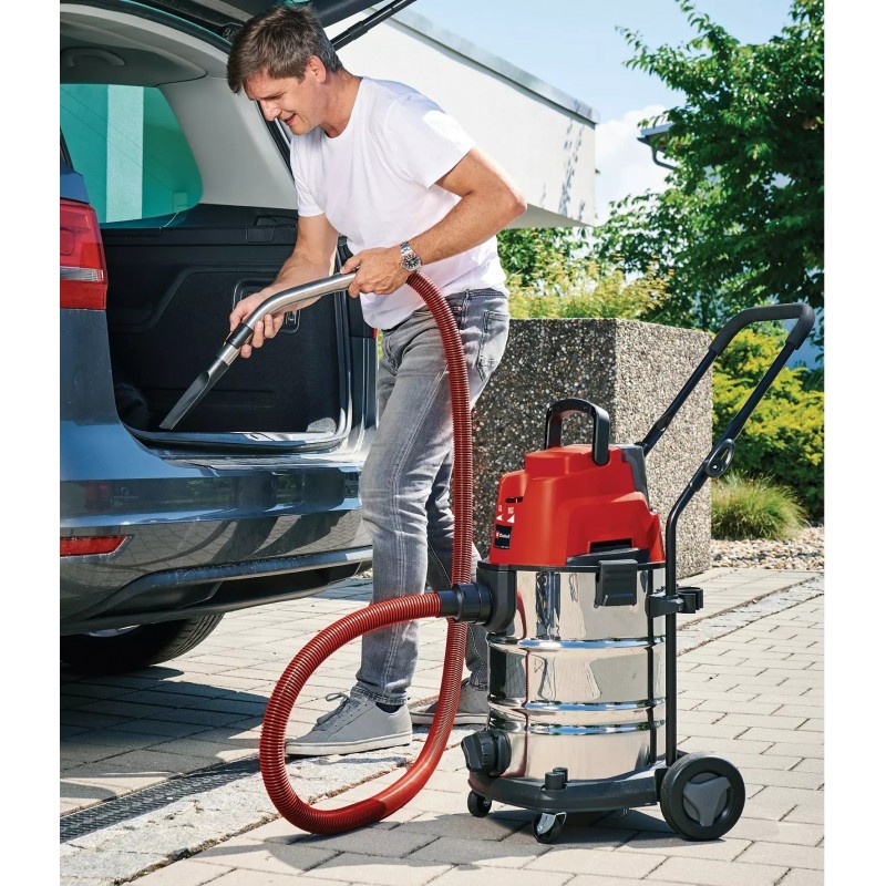 EINHELL ASPIRASOLIDI E LIQUIDI A BATTERIA TE-VC 36/30 Li S-Solo