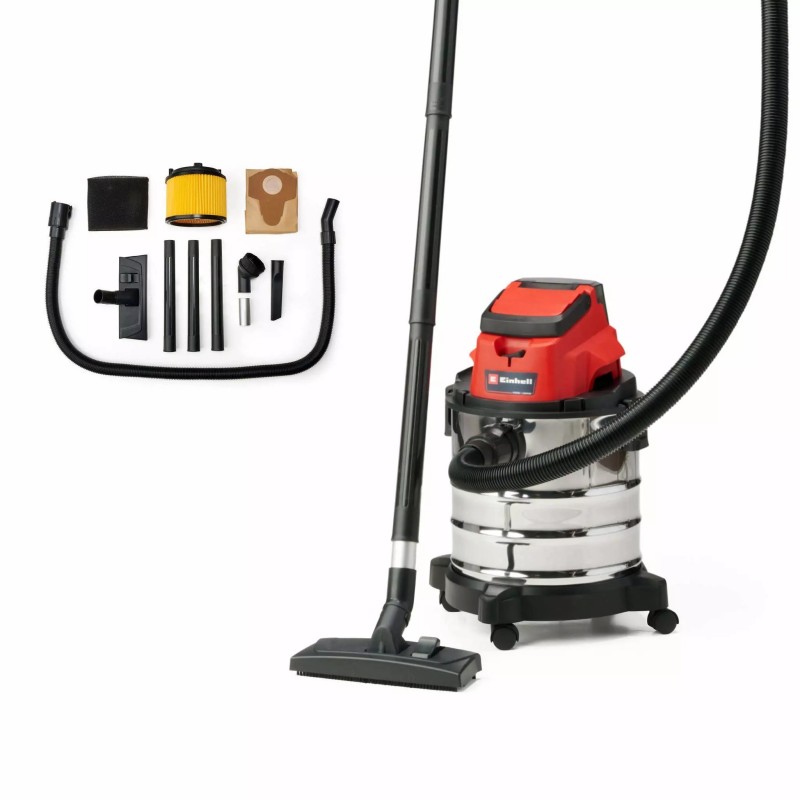 EINHELL ASPIRASOLIDI E LIQUIDI TC-VC 18/20 Li S-Solo