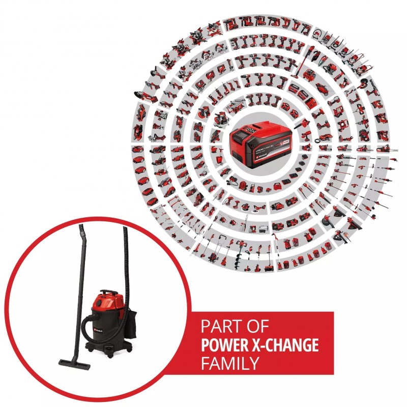 EINHELL ASPIRASOLIDI E LIQUIDI TC-VC 1825 A