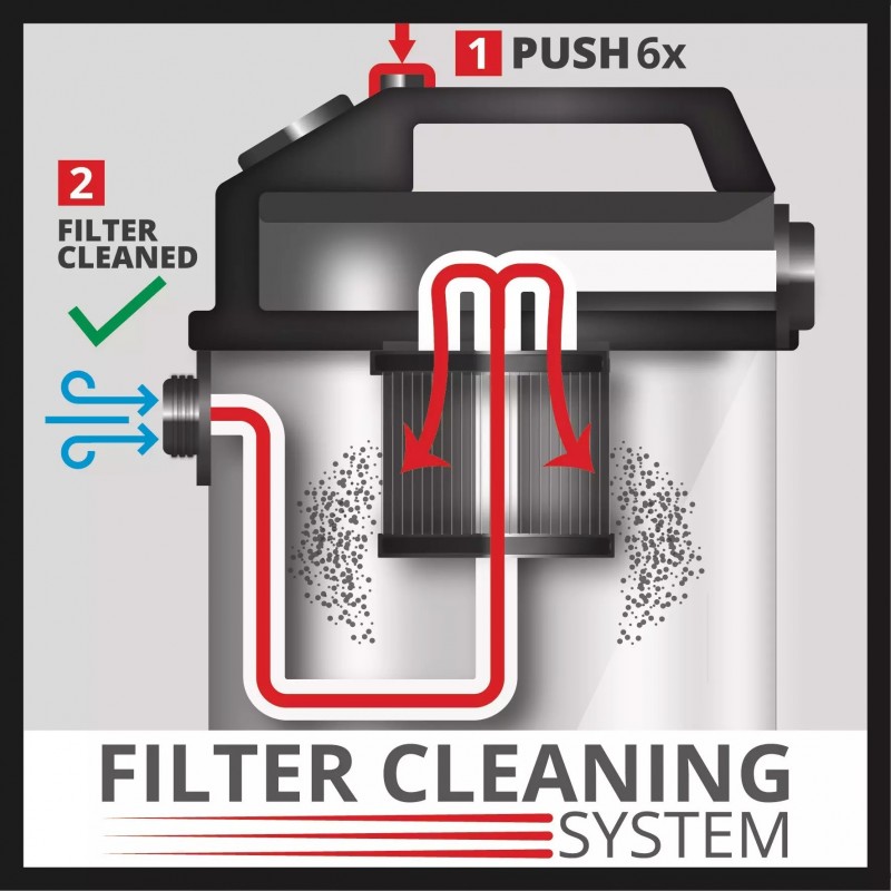 EINHELL ASPIRASOLIDI E LIQUIDI TE-VC 2340 SACL