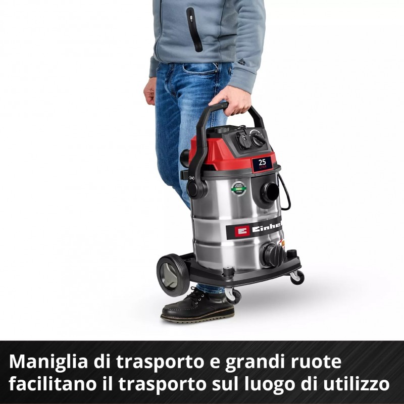 EINHELL ASPIRASOLIDI E LIQUIDI TE-VC 2580 SACL