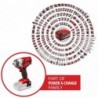 EINHELL AVVITATORE A IMPULSI A BATTERIA TE-CI 18/1 Li-Solo