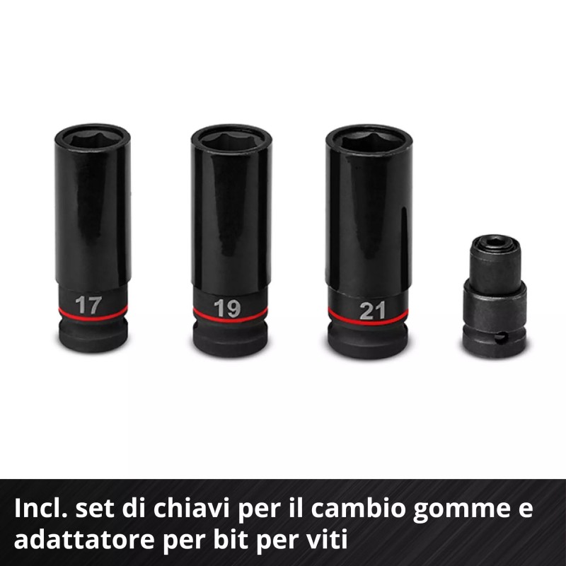 EINHELL AVVITATORE A PERCUSSIONE TP-CW 18/350-C Li BL-Solo