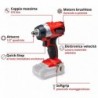 EINHELL AVVITATORE AD IMPULSI TP-CW 18 Li BL-Solo