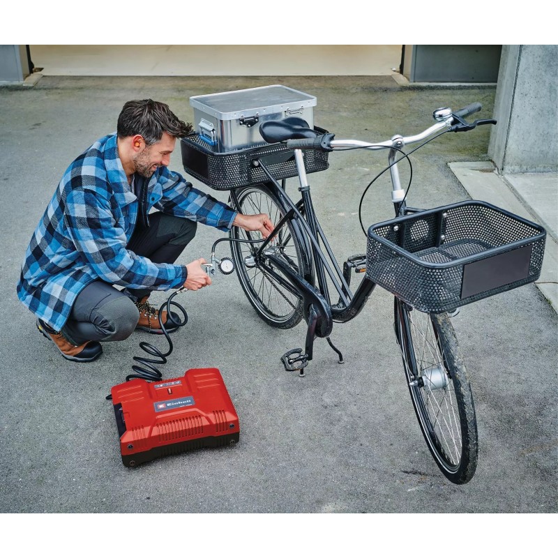 EINHELL COMPRESSORE A VALIGETTA A BATTERIA TE-AC 36/8 LI OF SET-SOLO