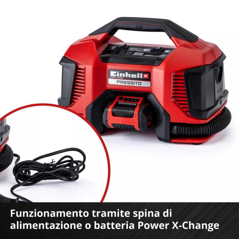 EINHELL COMPRESSORE IBRIDO PRESSITO