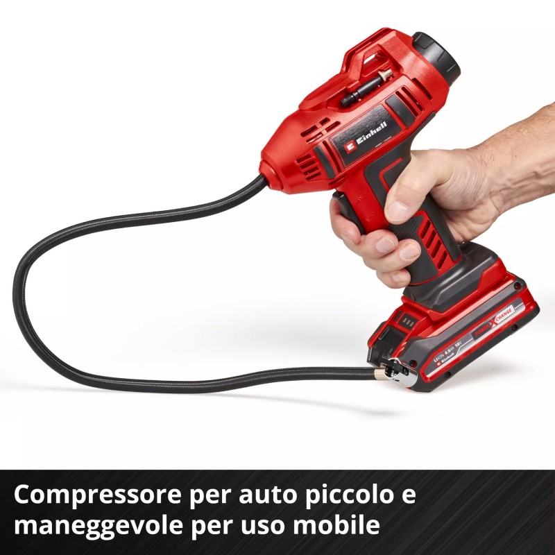 EINHELL COMPRESSORE PER AUTO CE-CC 18 Li-Solo