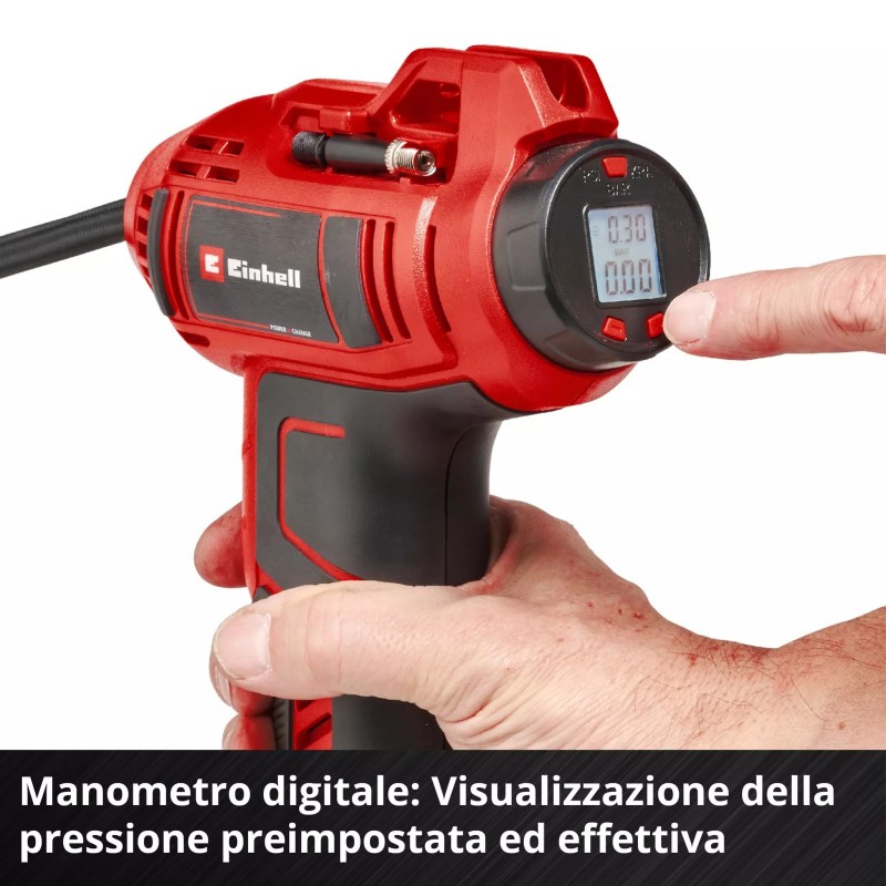 EINHELL COMPRESSORE PER AUTO CE-CC 18 Li-Solo