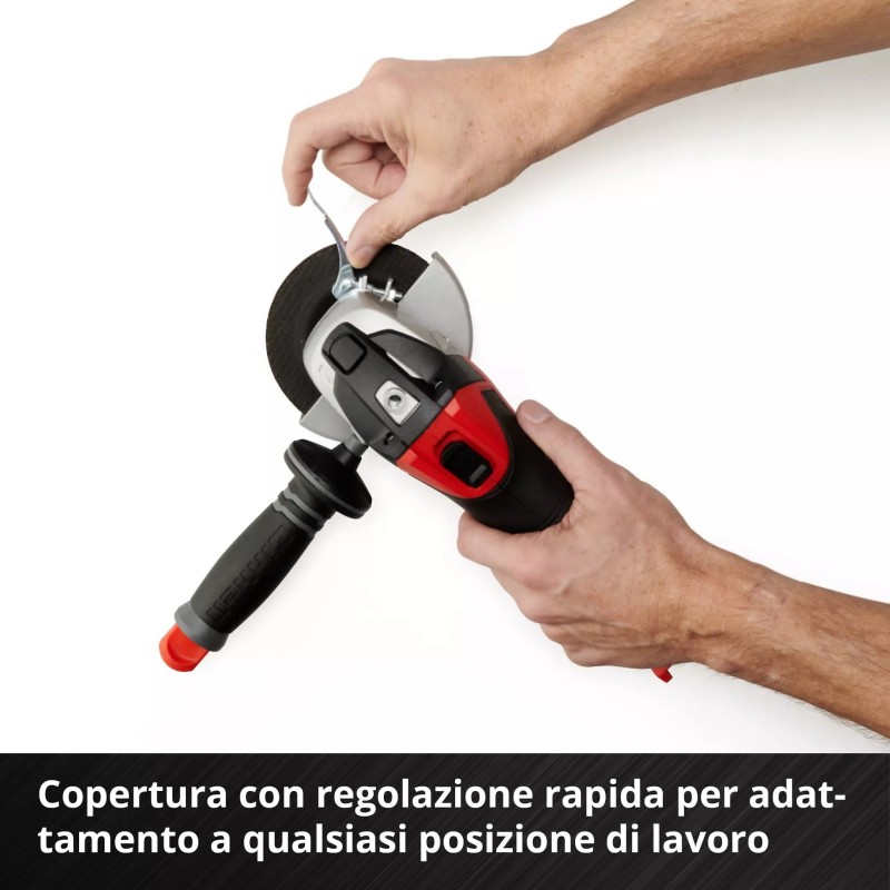 EINHELL SMERIGLIATRICE ANGOLARE TE-AG 18/115 Li-SOLO