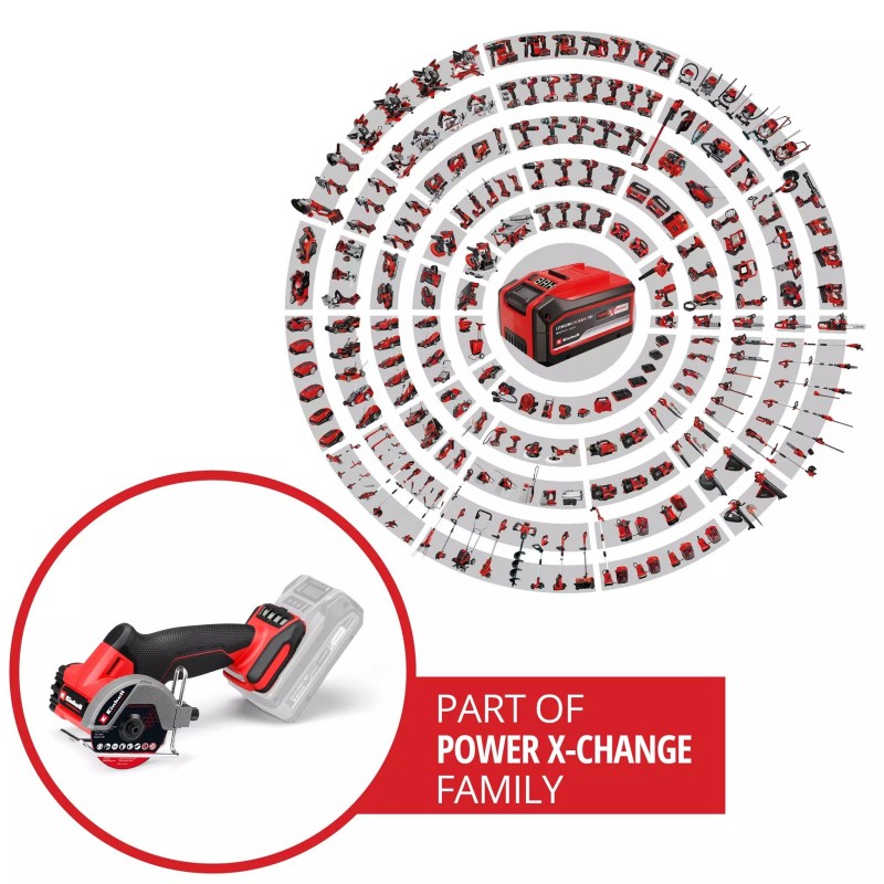 EINHELL SMERIGLIATRICE COMPATTA TP-CO 18/76-C Li BL - Solo
