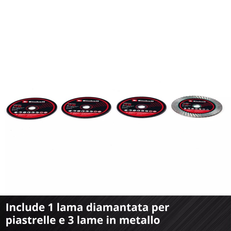 EINHELL SMERIGLIATRICE COMPATTA TP-CO 18/76-C Li BL - Solo