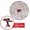 EINHELL TRAPANO A PERCUSSIONE A BATTERIA TE-CD 18/48 Li-i-Solo