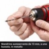 EINHELL TRAPANO A PERCUSSIONE A BATTERIA TE-CD 18/48 Li-i-Solo