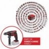 EINHELL TRAPANO A PERCUSSIONE A BATTERIA TE-ID 18 Li - Solo