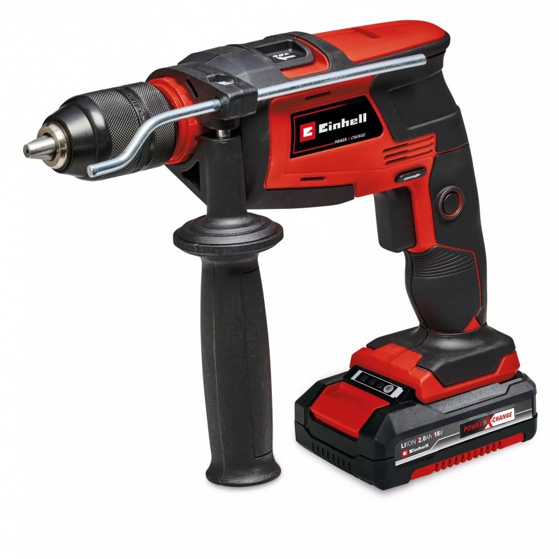 EINHELL TRAPANO A PERCUSSIONE A BATTERIA TE-ID 18 Li - Solo