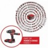 EINHELL TRAPANO A PERCUSSIONE TP-CD 18/70 Li-i BL (2x2
