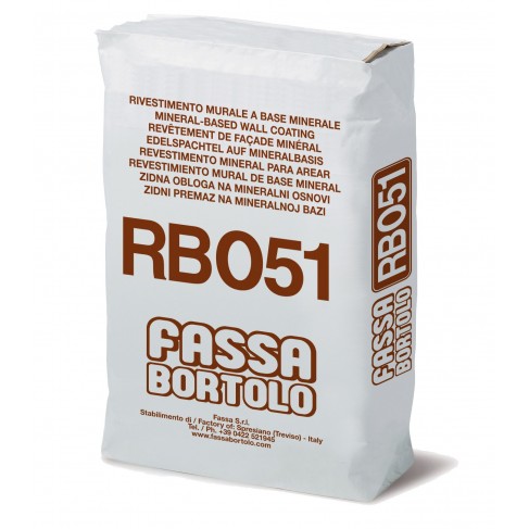 Intonaco Fassa RB051C per rasature a base minerale per esterni ed interni (Sacco da 30 Kg) Fassa Bortolo - 1