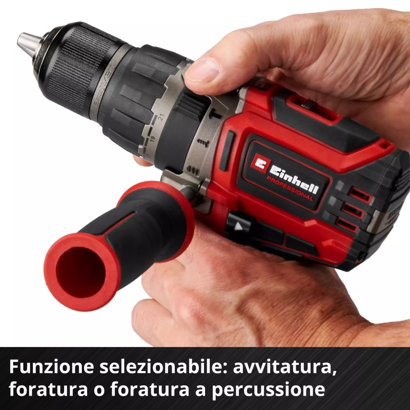 EINHELL TRAPANO A PERCUSSIONE TP-CD 18/70 Li-i BL+70 (2+3Ah)