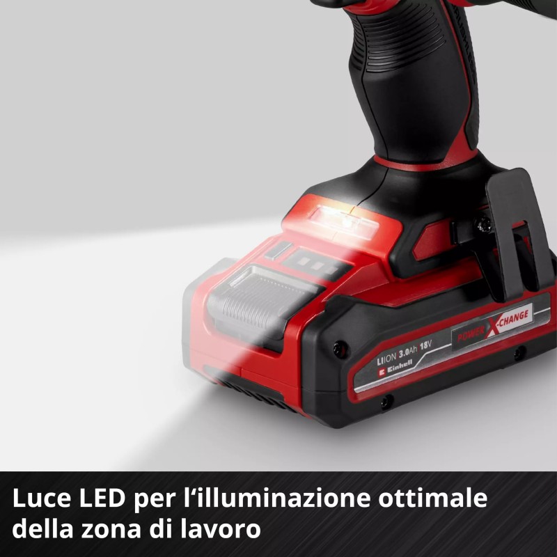EINHELL TRAPANO A PERCUSSIONE TP-CD 18/70 Li-i BL+70 (2+3Ah)