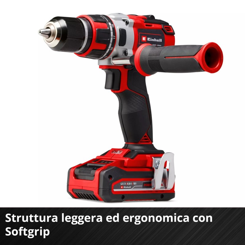 EINHELL TRAPANO A PERCUSSIONE TP-CD 18/80 Li BL-Solo