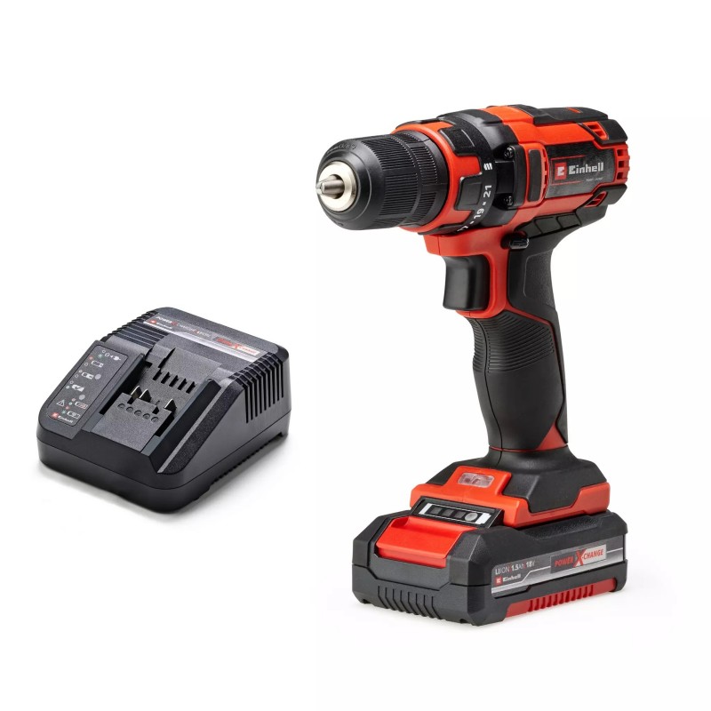 EINHELL TRAPANO AVVITATORE A BATTERIA TC-CD 18/35 Li (1x1