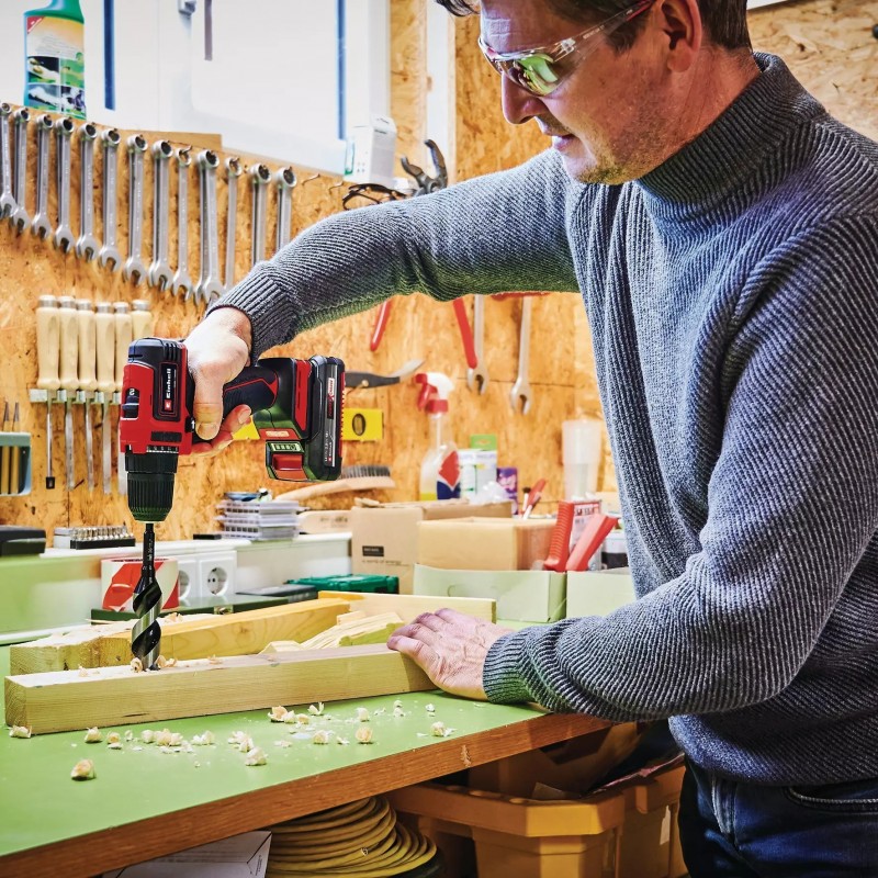 EINHELL TRAPANO AVVITATORE A BATTERIA TE-CD 18/40 Li BL (2x2