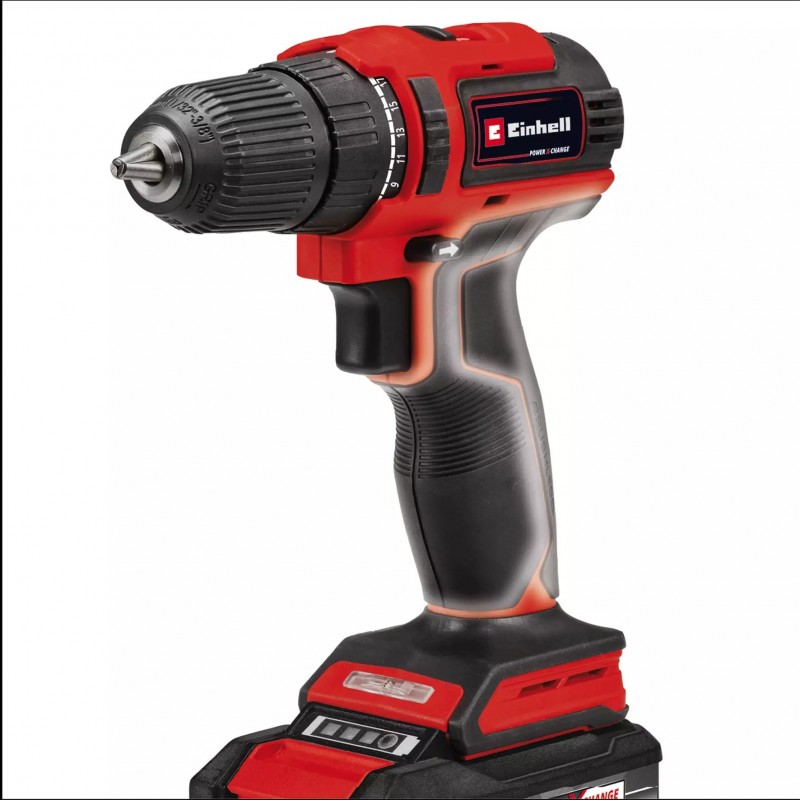EINHELL TRAPANO AVVITATORE A BATTERIA TE-CD 18/40 Li BL (2x2