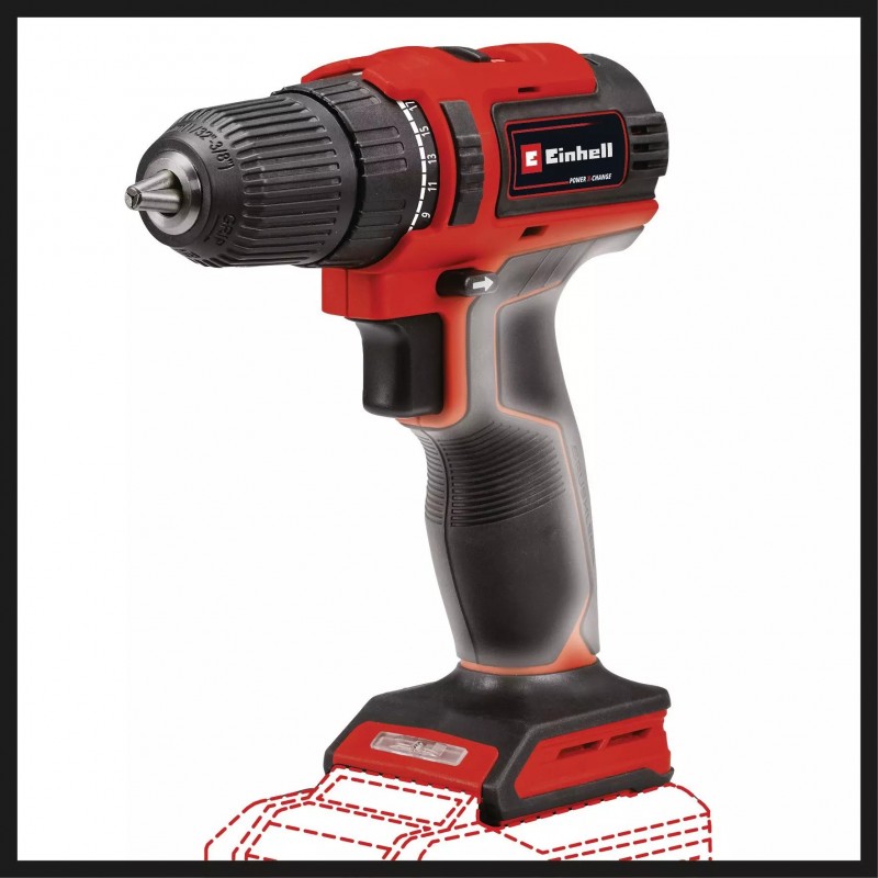 EINHELL TRAPANO AVVITATORE A BATTERIA TE-CD 18/40 Li BL - Solo