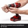EINHELL TRAPANO AVVITATORE A BATTERIA TE-CD 18/40 Li-Solo