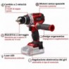 EINHELL TRAPANO AVVITATORE A PERCUSSIONE TP-CD 18/60 Li BL-Solo