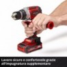 EINHELL TRAPANO AVVITATORE A PERCUSSIONE TP-CD 18/60 Li BL-Solo